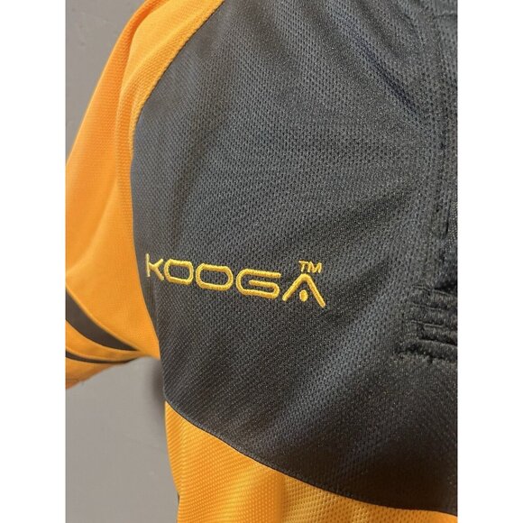 Kooga Rugby Jersey shirt black yellow No team size Large - Picture 3 of 6